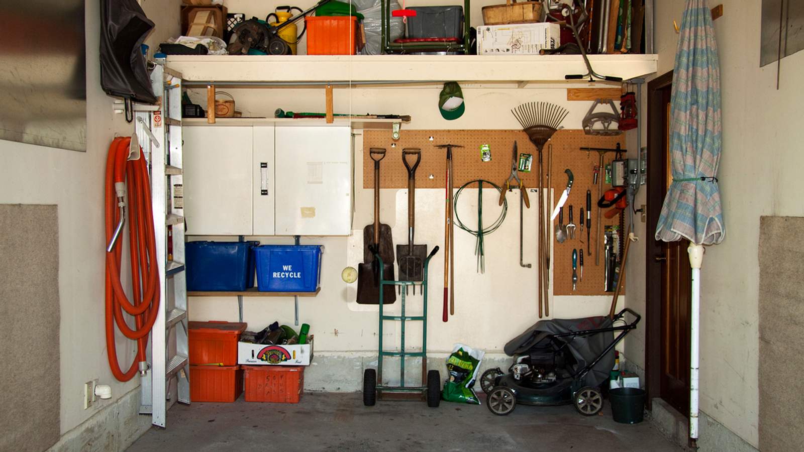 Hobbyraum in der Garage